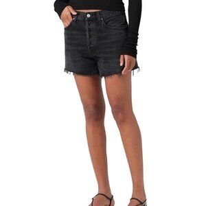 AGOLDE Dark Grey/ Black Parker Long Short